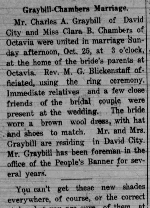 Clipping from The Banner-Press